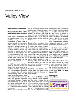 Edition 8 - March 26 2015 - Broadmeadows Valley Primary School