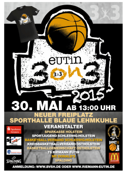 3on3-Anmeldung 2015 - Basketballverband Schleswig