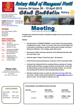 Rotariannes Coffee Morning