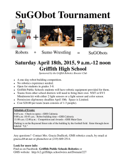 SuGObot Tournament + = - Griffith Public Schools