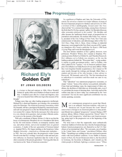 Richard Ely`s Golden Calf