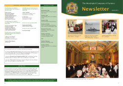 WCF Newsletter Spring 2011