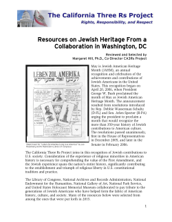 Resources on Jewish Heritage