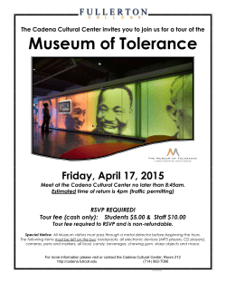 Museum of Tolerance - Cadena Cultural Center