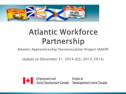 Atlantic Apprenticeship Harmonization Project
