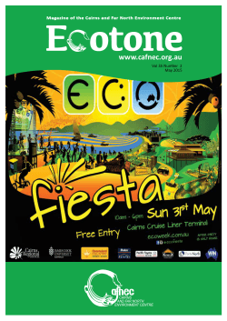 Ecotone EcoFiesta May 2015