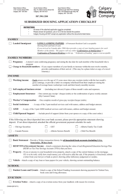 Now - Calgary Housing Company