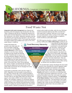 Food Waste Not - CaliforniaCompostCoalition.org