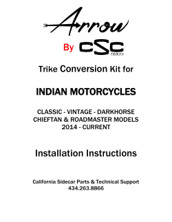trike converstion kit