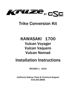 Trike Conversion Kit 1-15