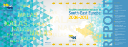 Fiscal Decentralization Indicators for South-East Europe