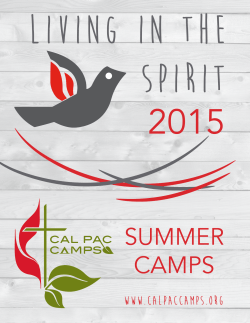 2015 Summer Camp Catalog