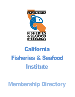 Full List of Members - California Fisheries and Seafood Institute