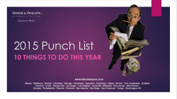 Top 10 Punch List