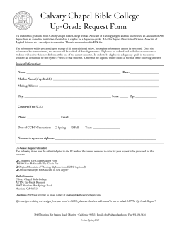 CCBC Up-Grade Request Form_Spring 2015