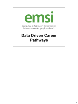 Data-Driven Career Pathways