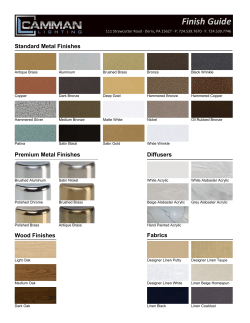 View all of Camman`s standard Metal and Wood