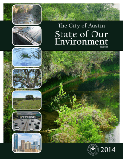 State of Our Environment Report