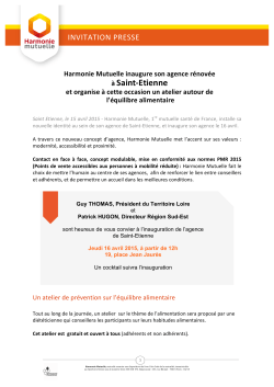 Invitation_HM_Inauguration St Etienne