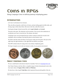 Coins in RPGs - Campaign Coins