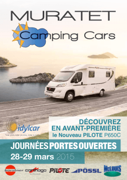 journÃ©es PORTES OUVERTES - Muratet Camping-cars