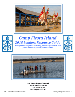 Camp Fiesta Island - San Diego
