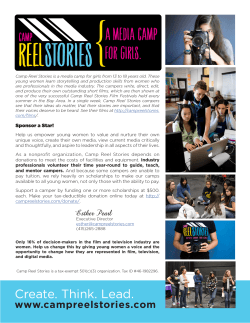A MEDIA CAMP FOR GIRLS