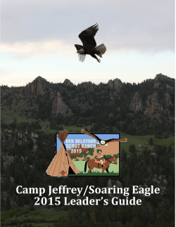 Camp Jeffrey Leaders Guide - Longs Peak Council Scout Camps