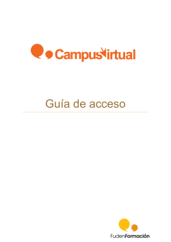 GuÃ­a de acceso - Campus Virtual