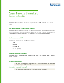 Cursos Bienestar Universitario - Campus Virtual