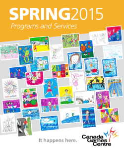 Spring 2015 Program Guide