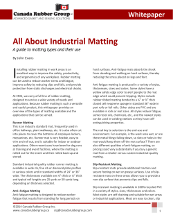 All About Industrial Matting