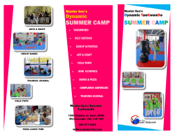 summer camp summer camp - Master Seo`s Dynamic Taekwondo