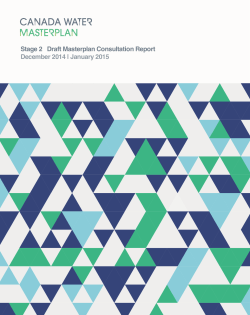 Stage 2 Draft Masterplan Consultation Report December 2014