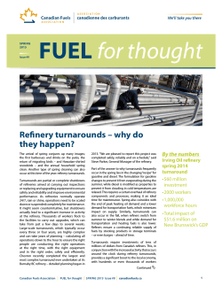 FUEL for thought - Canadian Fuels Association