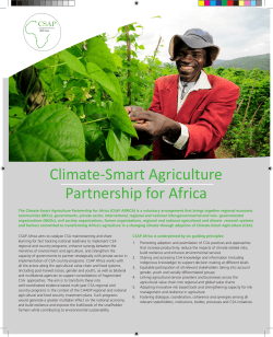 - Climate and Agriculture Network for Africa