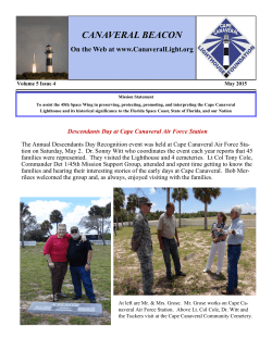 CANAVERAL BEACON - the Cape Canaveral Lighthouse