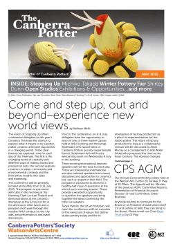Come and step up, out and beyondâexperience new world views