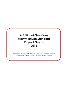2015 Additional Questions â standard