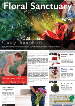 May 2015 - Candy Floriculture