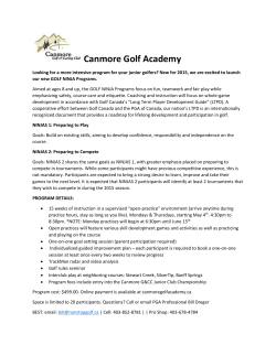 Canmore Golf Academy