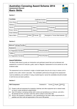 Basic Skills Assessment Form