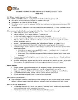 Breaking Though A Call To Action to Grow the City`s