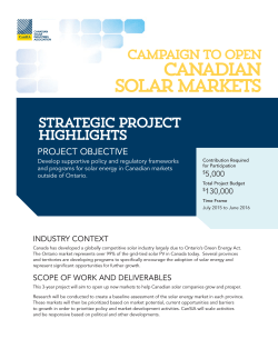 Campaign to Open Canadian Markets