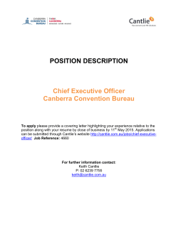 Position Information: Programs Director