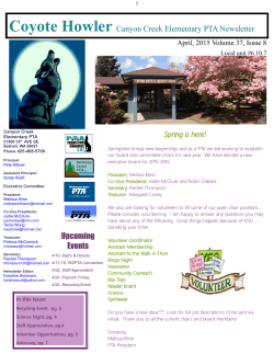April 2015 - Canyon Creek PTA