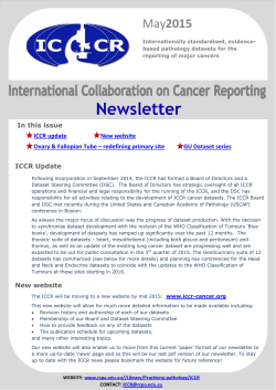 Newsletter May 2015 - Canadian Association of Pathologists