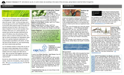 March 22, 2015 Newsletter