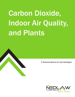 Carbon dioxide, Indoor Air Quality, and Plants