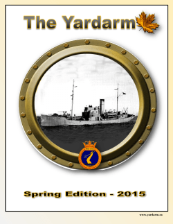 Yardarm Spring 2015 Edition